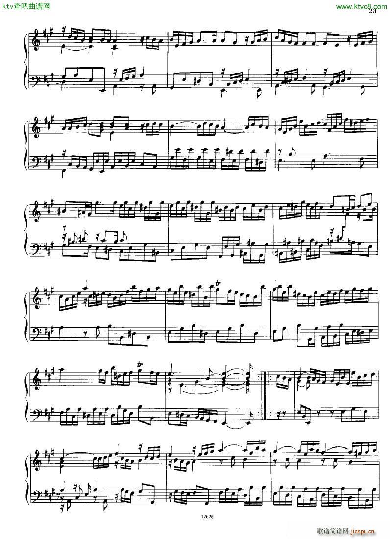 H ndel 1 Suiten for Piano Book 2(钢琴谱)24