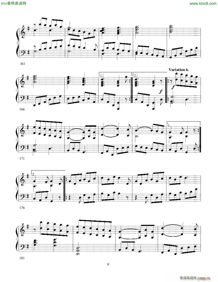 Clementi op 1a No 3 Sonate G major(钢琴谱)9