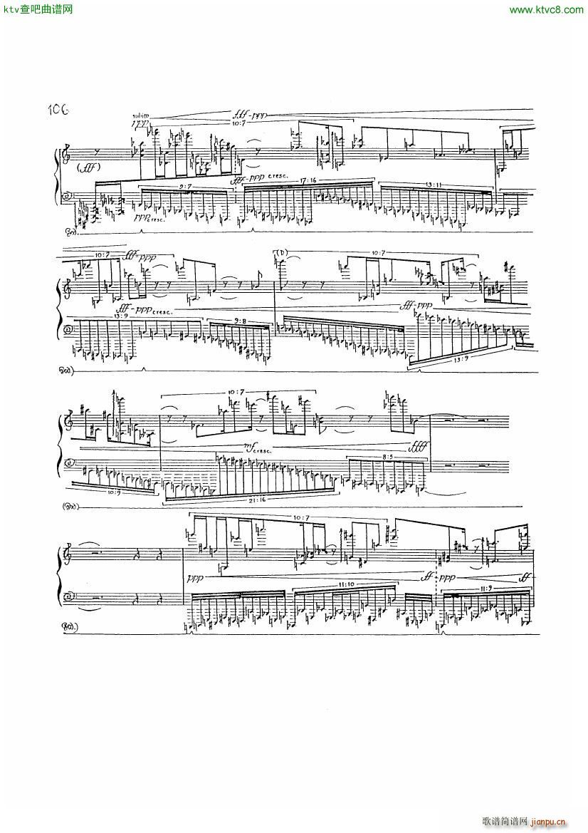 finnissy michael verdi transcription no 12(钢琴谱)9