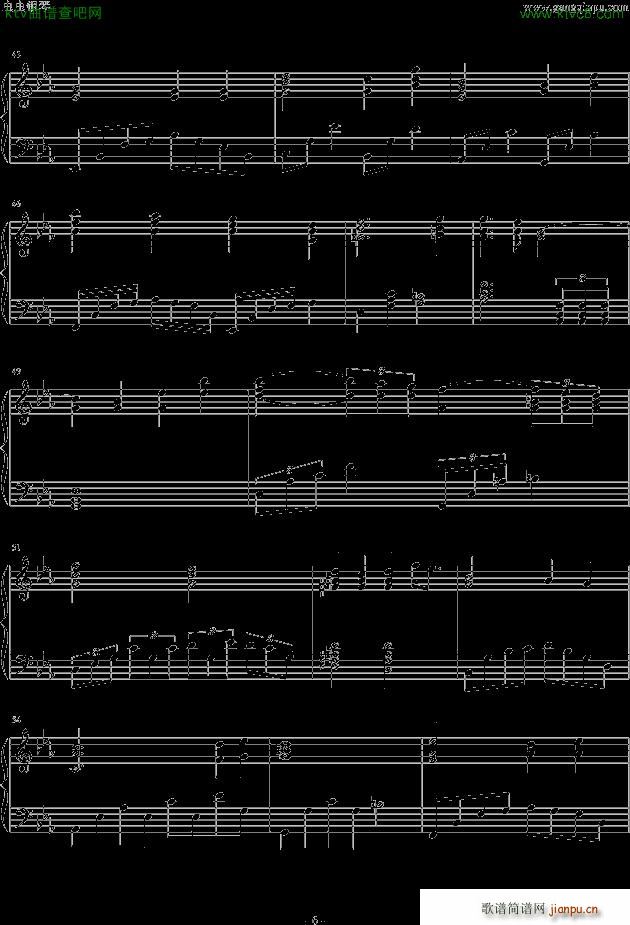 英雄之证 Eb调(钢琴谱)5