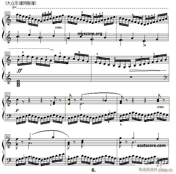 车尔尼 钢琴快速练习曲 Czerny 299 第9首 及练习提示(钢琴谱)6