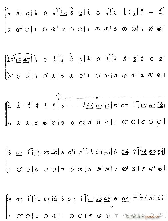 浮士德圆舞曲2(手风琴谱)1