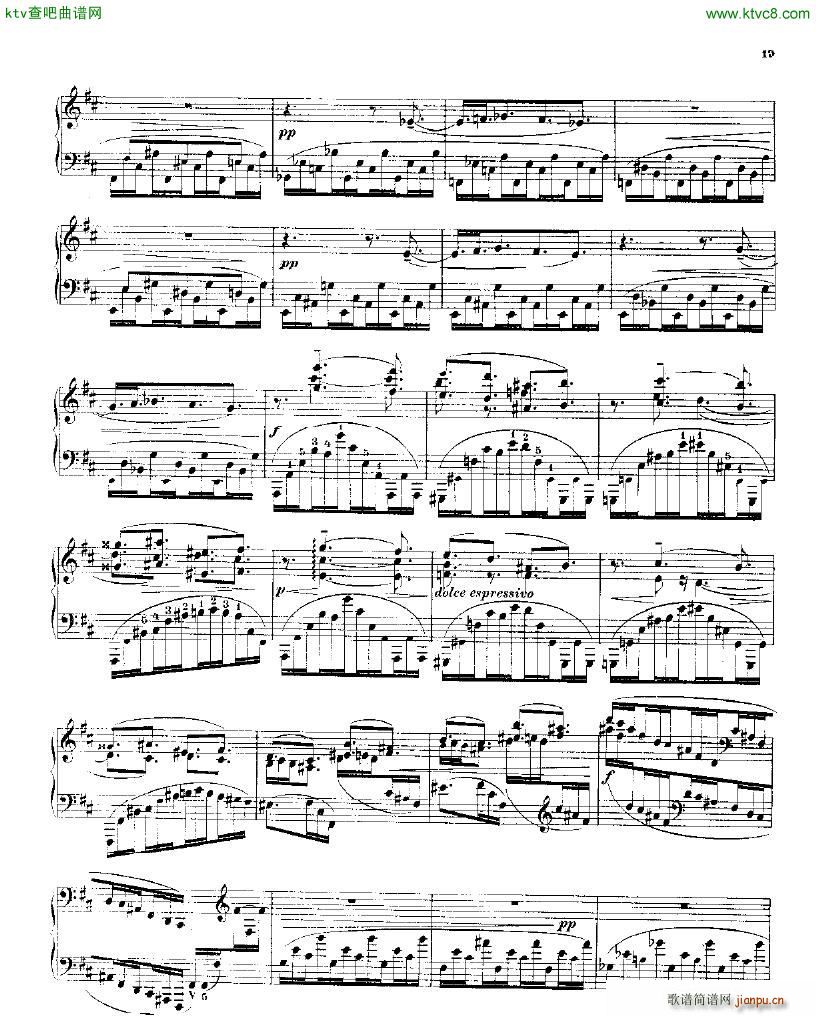 Balakirev Piano Sonata In B Flat Minor(钢琴谱)18