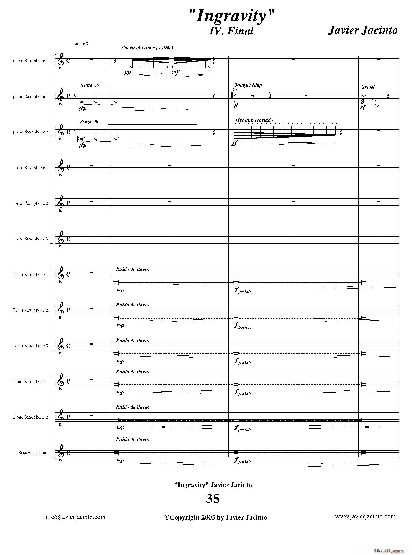 Ingravity 第四乐章(总谱)1