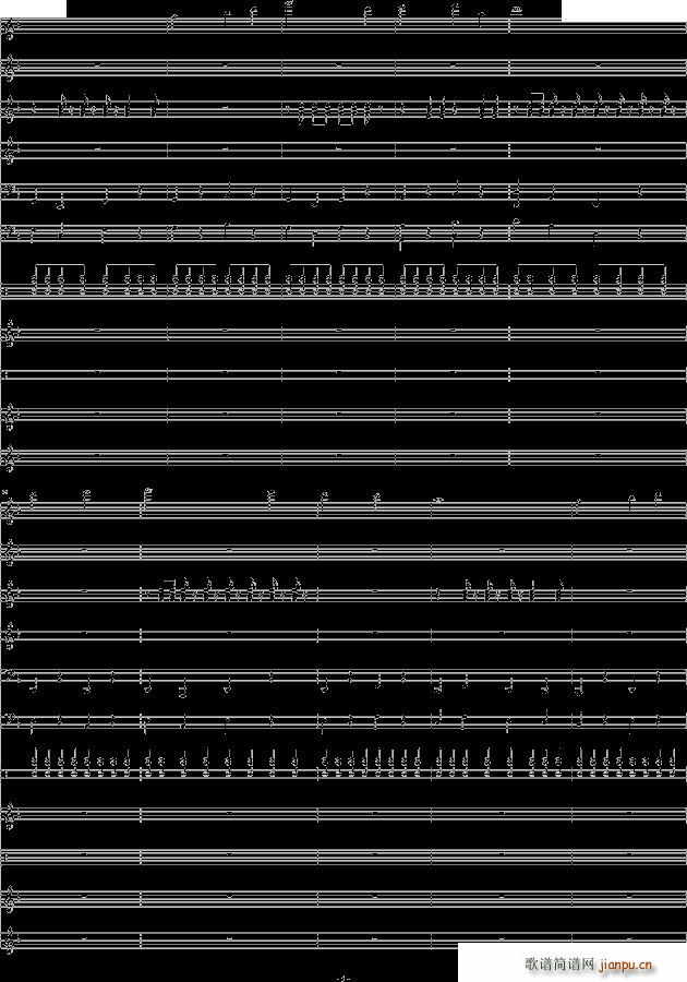 狂野飞骏图(钢琴谱)5