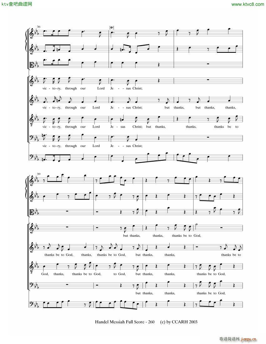 G F Handel Messiah Open Score 七(钢琴谱)19