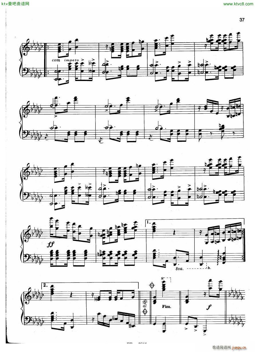 Centenário do Choro Vol 1 20 Choros Para Piano(钢琴谱)35