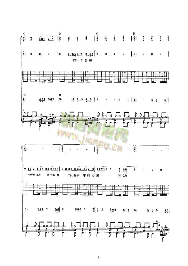 怎么办乐队类电声乐队(其他乐谱)3