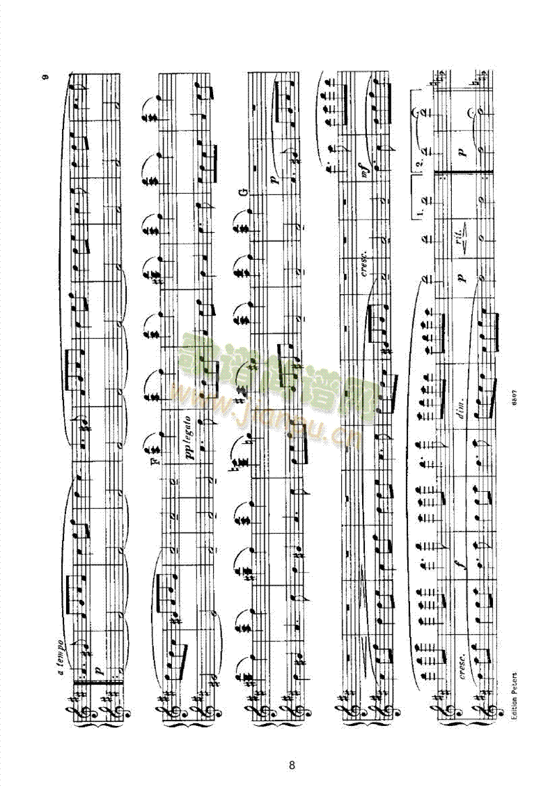 挪威舞曲键盘类钢琴(钢琴谱)8