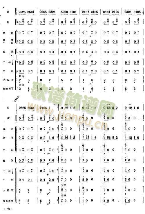 丰收花儿漫高原(总谱)18