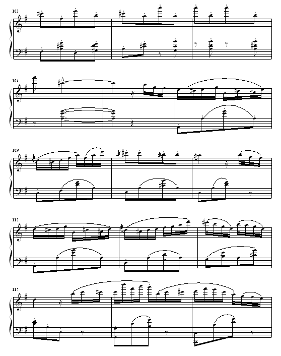 喷泉(钢琴谱)8