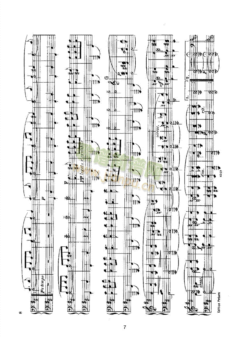 挪威舞曲键盘类钢琴(钢琴谱)7