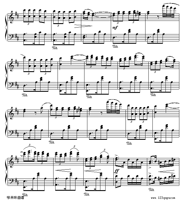鸽子-伊拉迪尔(钢琴谱)3