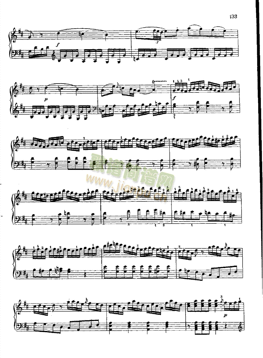 奏鸣曲Nr.810键盘类钢琴(钢琴谱)23