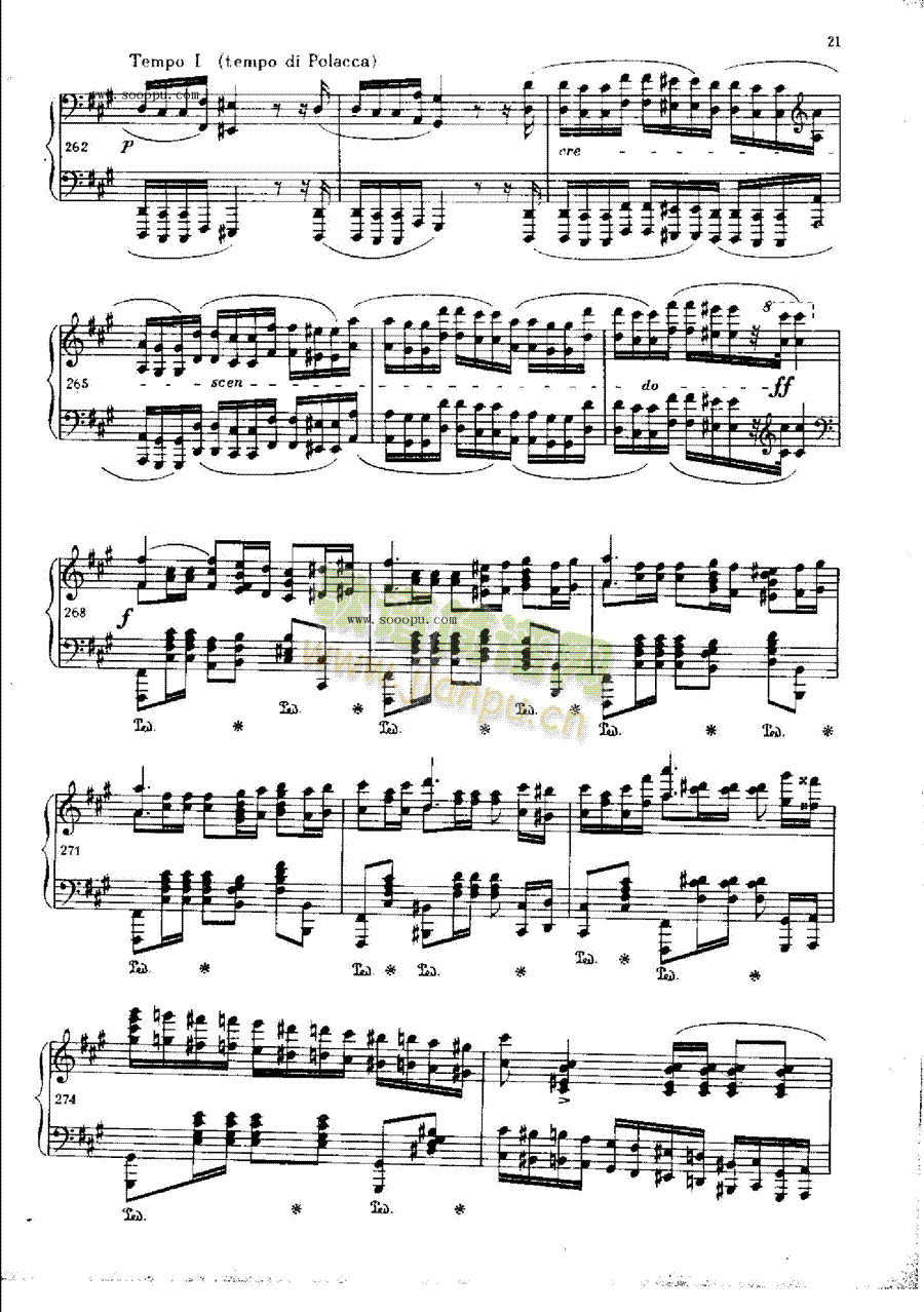 波洛涅兹OP.44键盘类钢琴(其他乐谱)15