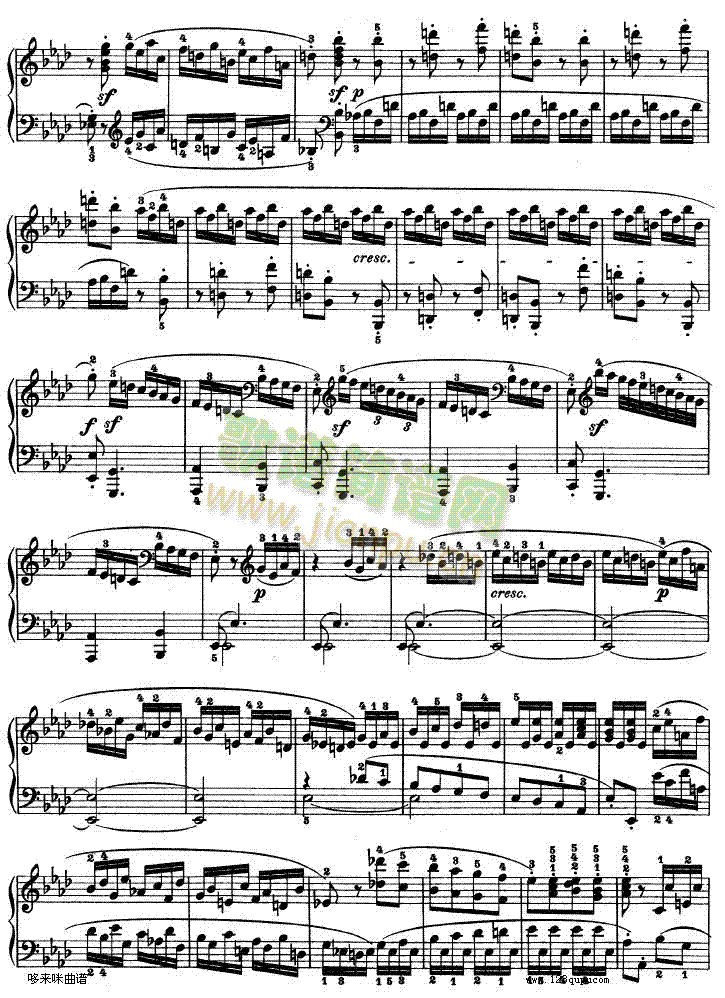 第十二钢琴奏鸣曲--贝多芬(钢琴谱)15
