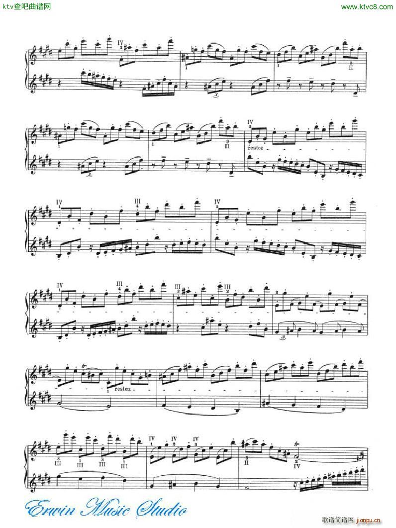 加维尼耶 24首隨想曲Pierre Gavinies 24 Caprices 17 20(十字及以上)10