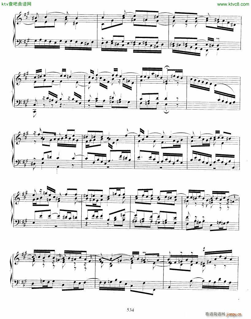 Bach JS BWV 910 Toccata in f(钢琴谱)11