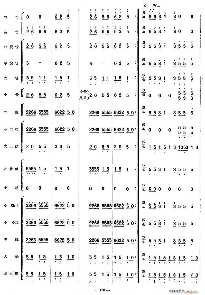 跳月舞曲(四字歌谱)13