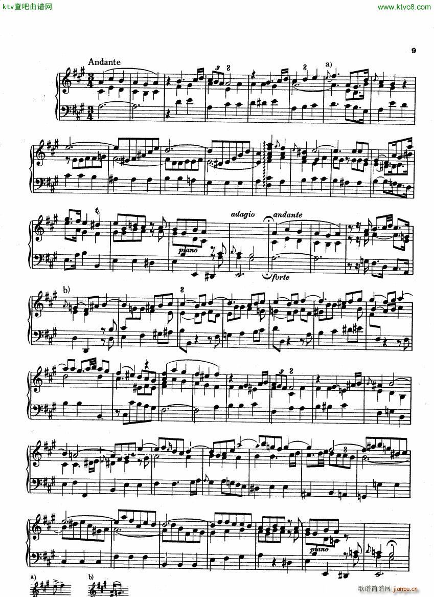 Bach CPE 6 Wurttemberg Sonatas(钢琴谱)6