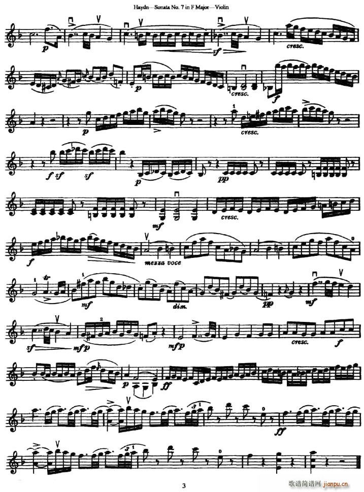 Soata No.7 in F Major(十字及以上)3