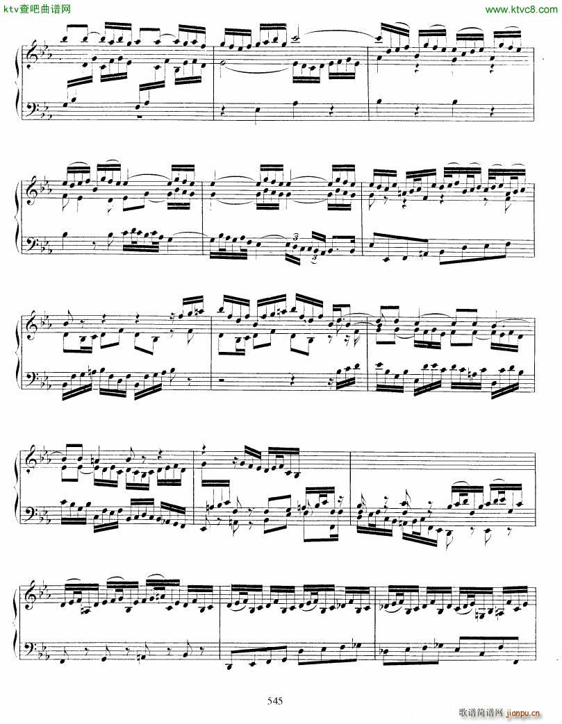 Bach JS BWV 911 Toccata in c(钢琴谱)10