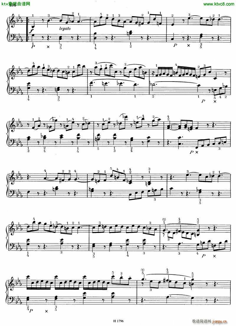 Benda 16 Sonatas 四(钢琴谱)7