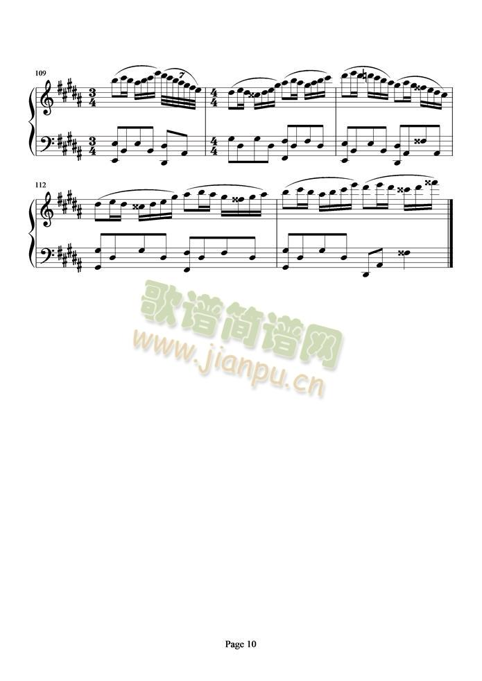 潜龙勿用(钢琴谱)10