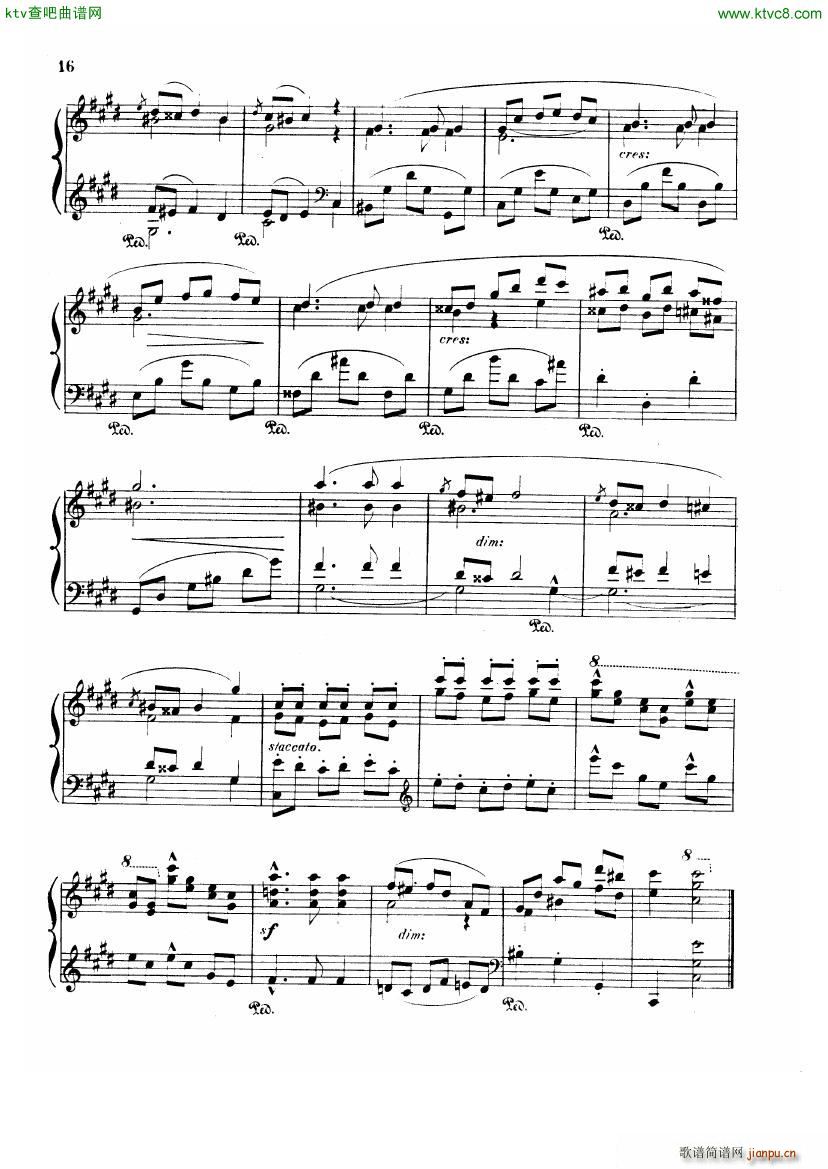 Albeniz op 82 Piano Sonata no 5(钢琴谱)16