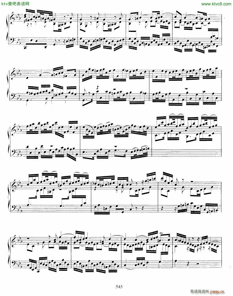 Bach JS BWV 911 Toccata in c(钢琴谱)8