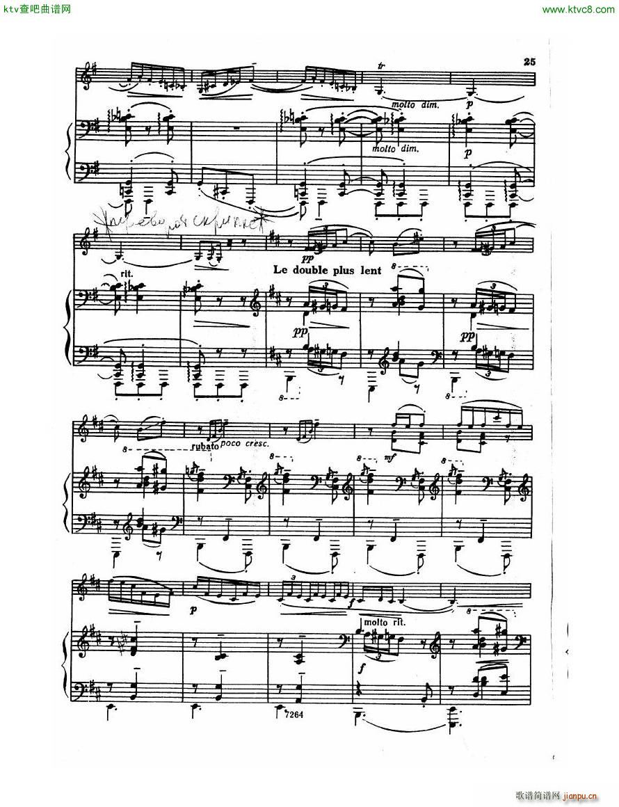 Debussy Violin Sonata Pn(钢琴谱)24