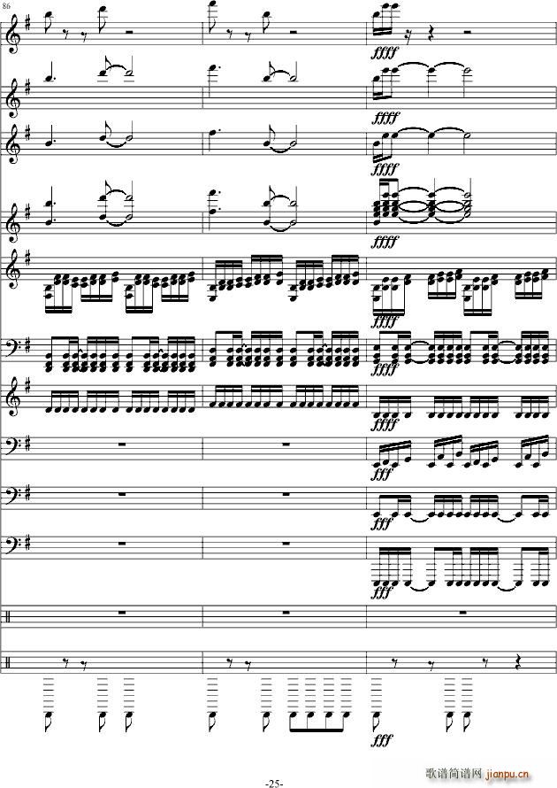 Negro(钢琴谱)25