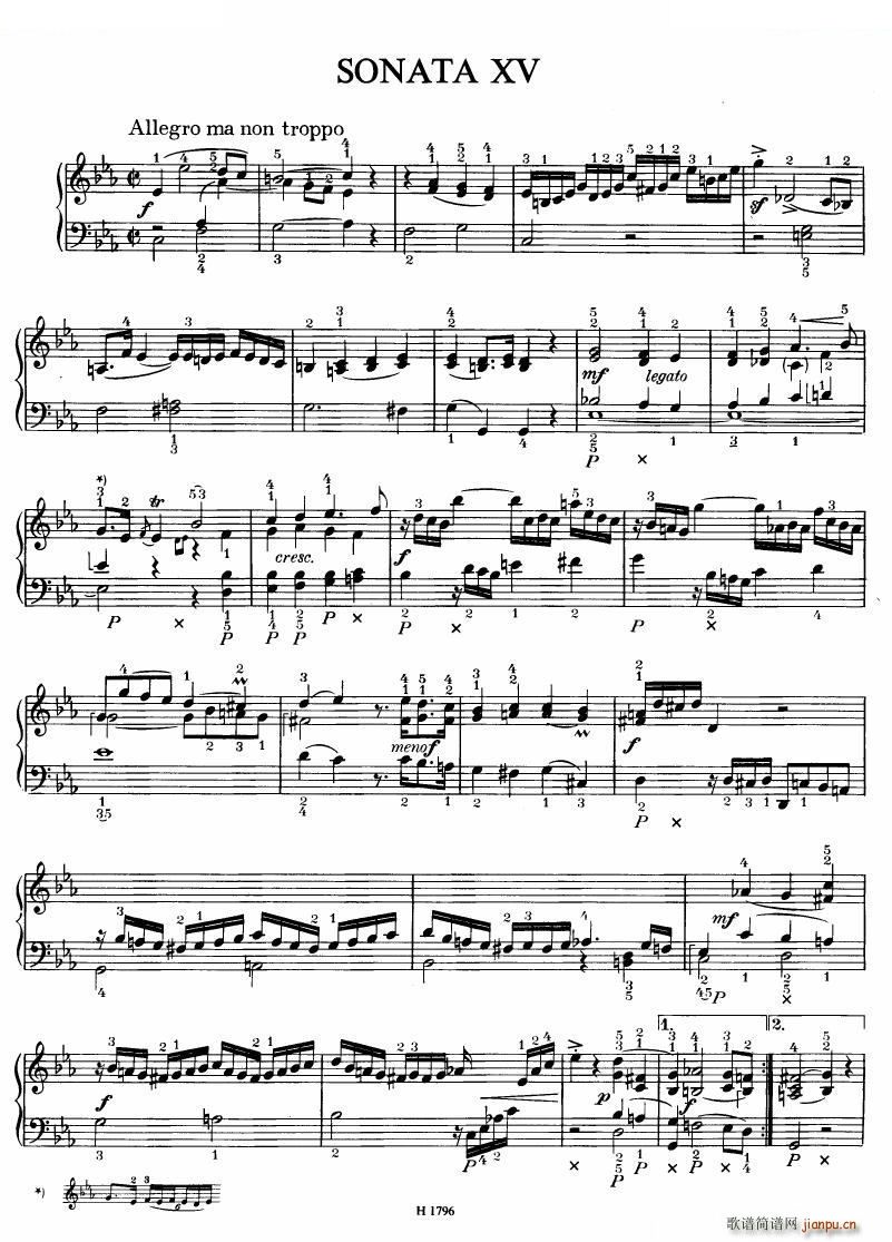 Benda 16 Sonatas 三 16 Sonatas 三(十字及以上)41
