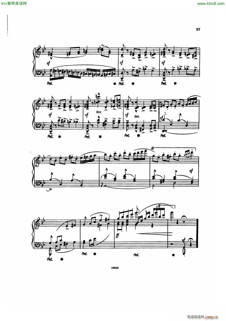 Edward Elgar Enigma Variations Op 36(钢琴谱)28