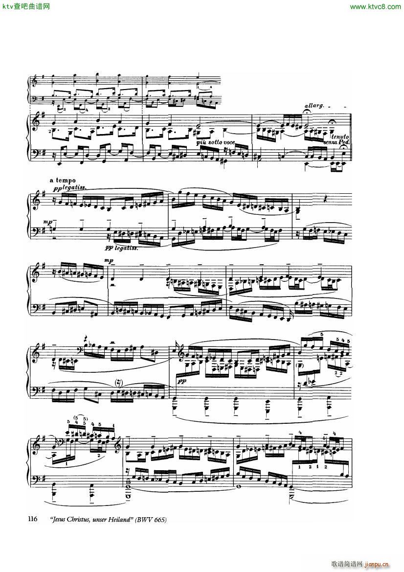 Bach Busoni Ten Chorale Preludes(钢琴谱)30