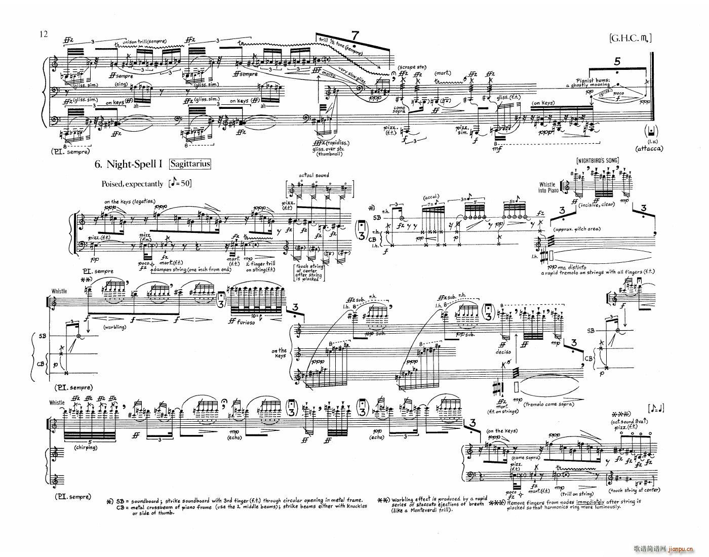 Crumb Makrokosmos Volume 1(钢琴谱)10