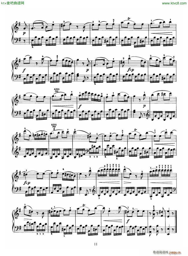 Haydn Piano Sonata No 34 In E(钢琴谱)11