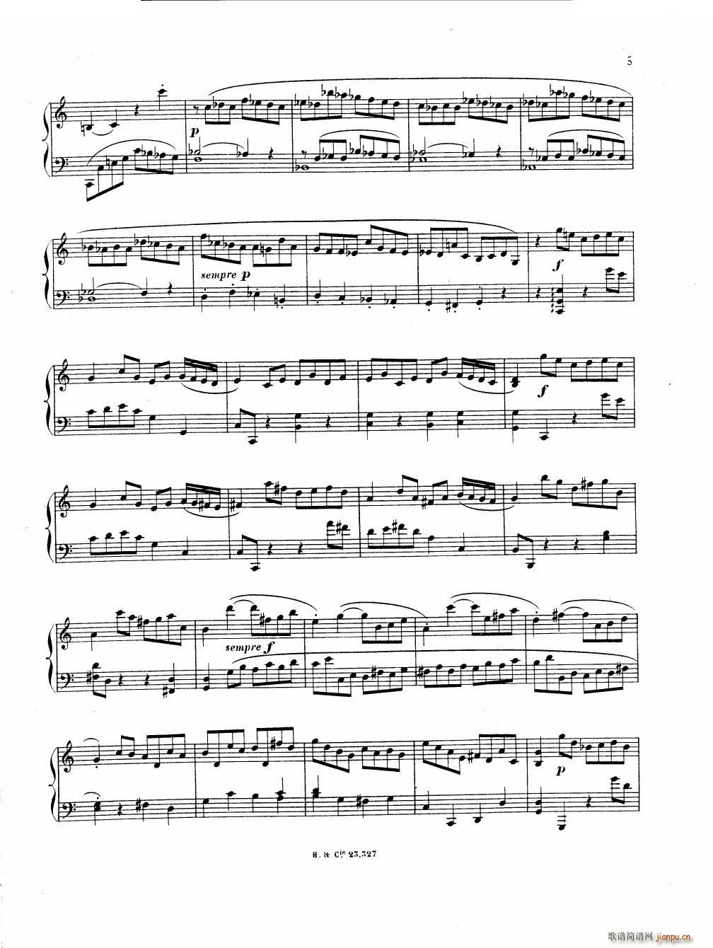 Hahn Reynaldo Piano sonatina Piano sonatina(十字及以上)5