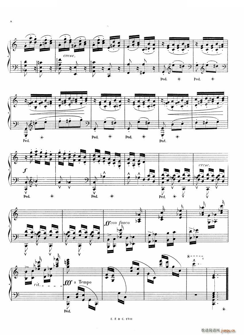 Chaminade 6 Etudes Op35 一 6 Etudes Op35 一(十字及以上)8