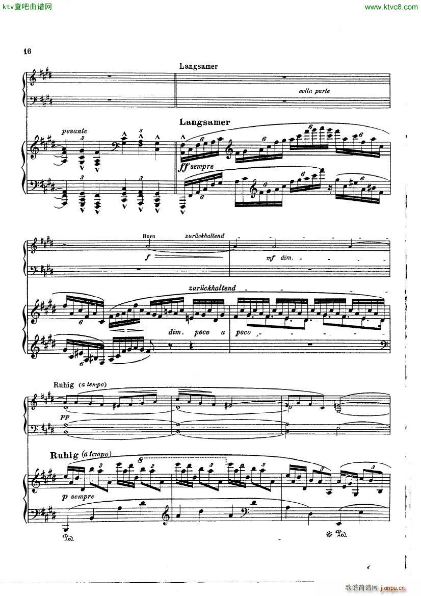 D Albert op 12 Piano Concerto No 2 part 1(钢琴谱)15