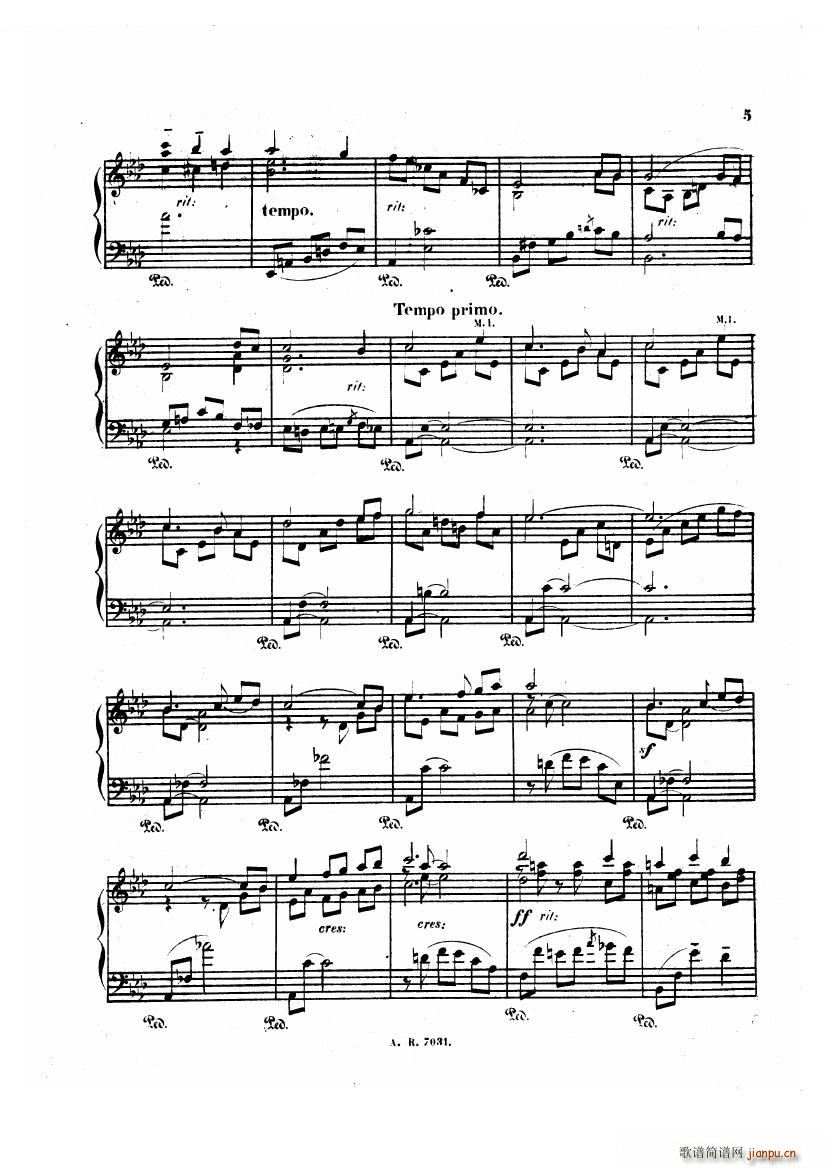 Albeniz op 71 no 6 op 71 no 6(十字及以上)14