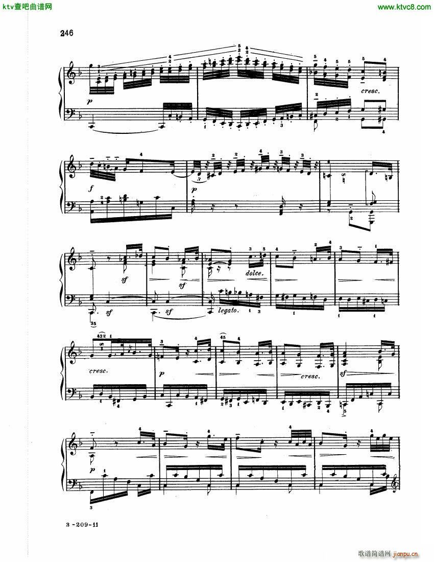 Beethoven WoO 57 Andante Favori in F major(钢琴谱)3