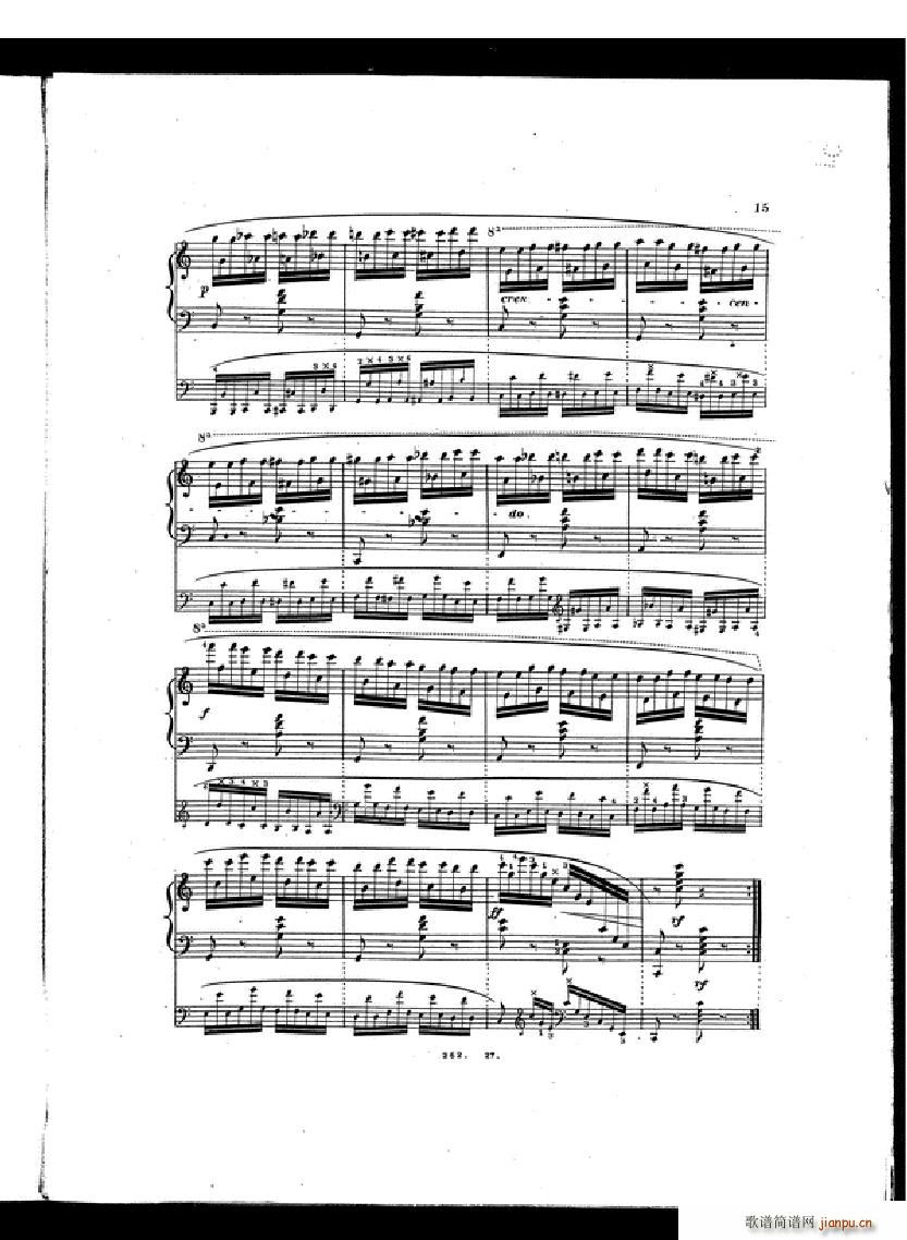 Czerny Etudes de la velocite book II(钢琴谱)10