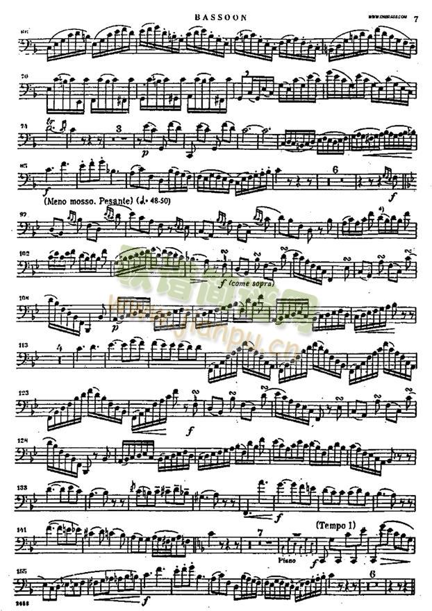 bassoon(钢琴谱)7