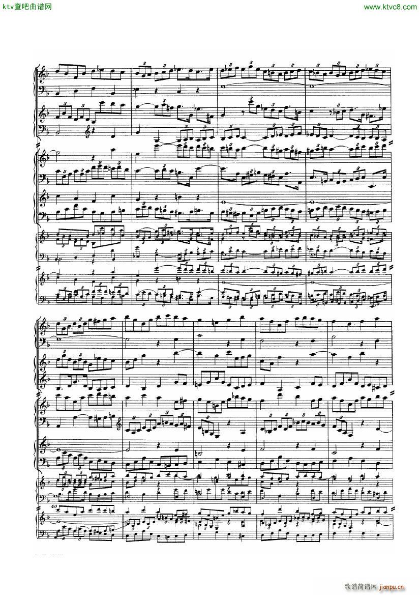 Bach JS BWV 1080 Kunst der Fuge part 3(钢琴谱)6