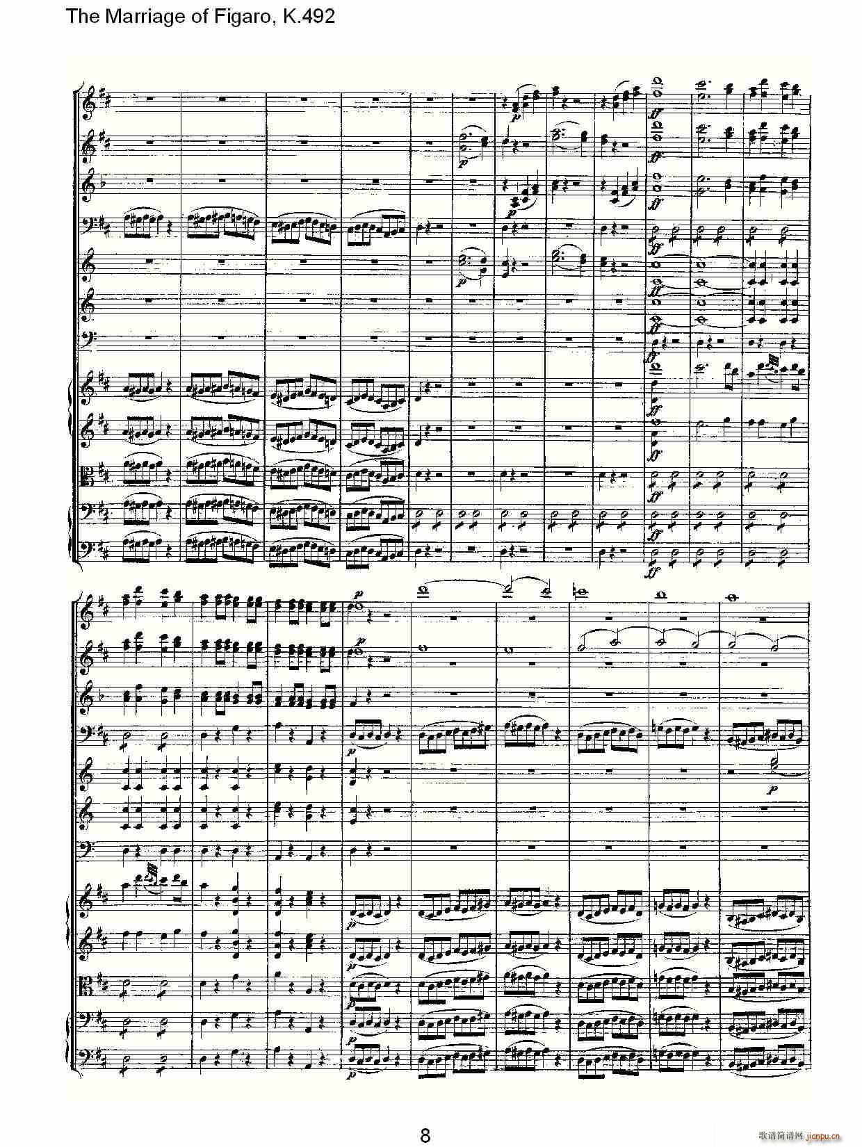 The Marriage of Figaro, K.492(十字及以上)8