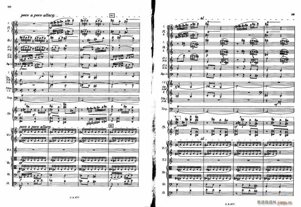 Bartok SZ 83 Piano Concerto No1 Full Score 二(钢琴谱)39