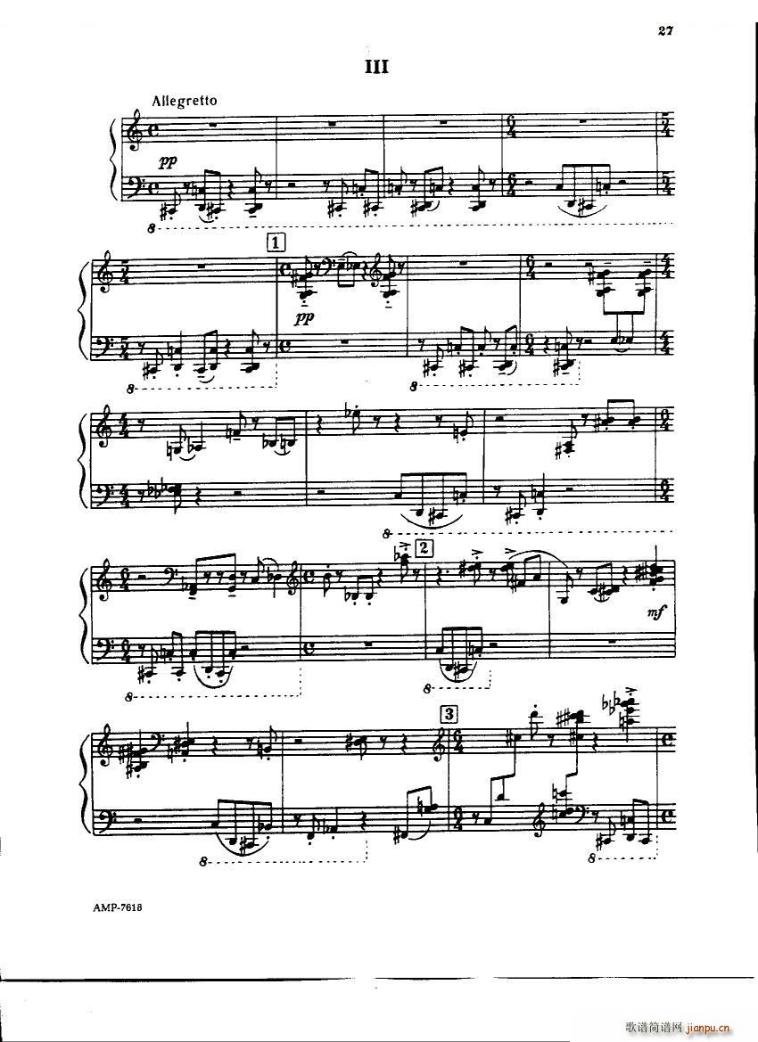 Gubaidulina Sofia Piano Sonata Piano Sonata(十字及以上)25