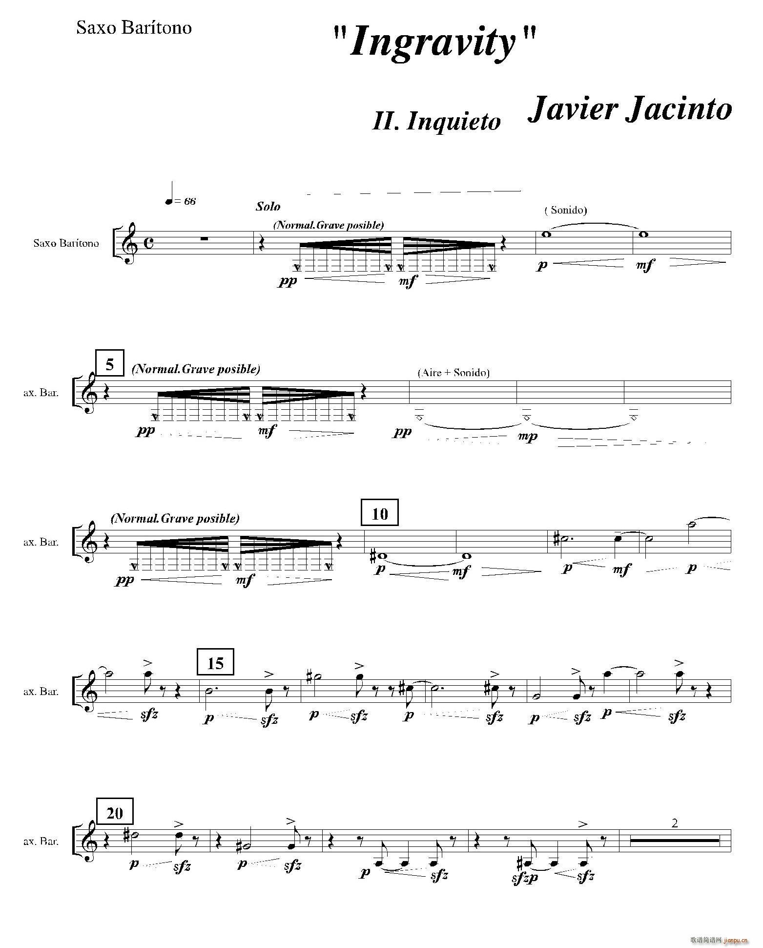Ingravity 第二乐章 上低音萨克斯(十字及以上)1