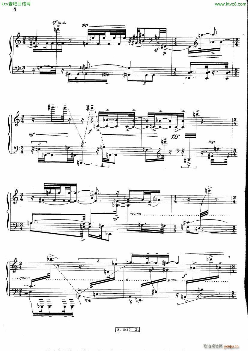 Berio Cinque Variazioni(钢琴谱)5